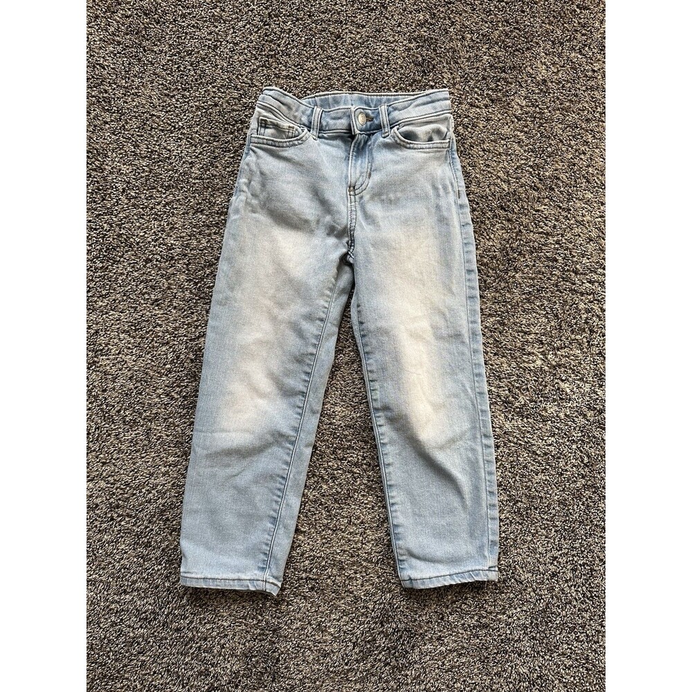 Jumping Beans Toddler Size 6X Light Wash Jeans with Adjustable Waistband EUC